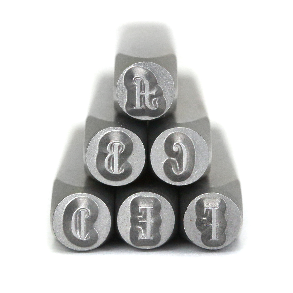 Metal Stamping Tools Beaducation Serendipity Uppercase Letter Stamp Set 1/8" (3.2mm)